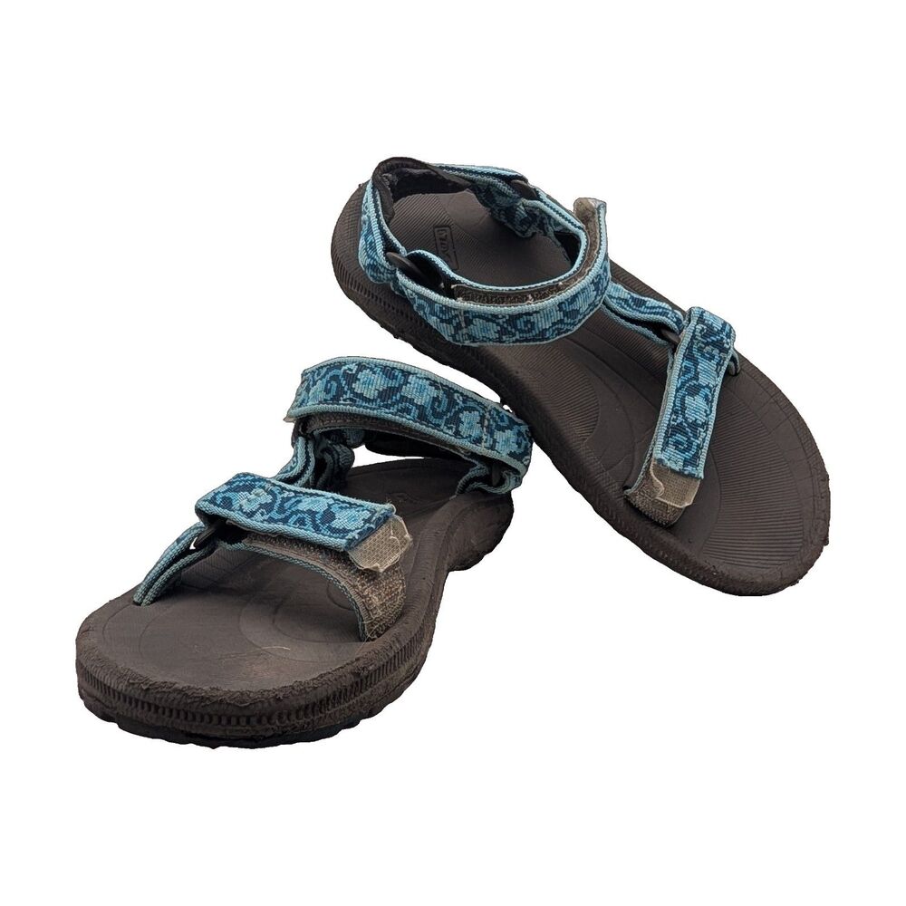 Teva Hurricane Kids Sandals Navy Floral Size Big Kid Kid 3